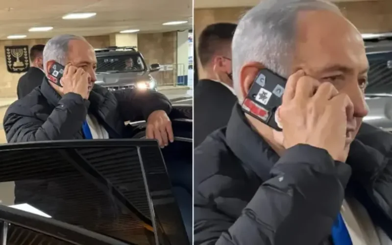 عدسة مغطاة.. سر إخفاء نتنياهو لكاميرا هاتفه الشخصي في كل مكان ونوع المخاوف